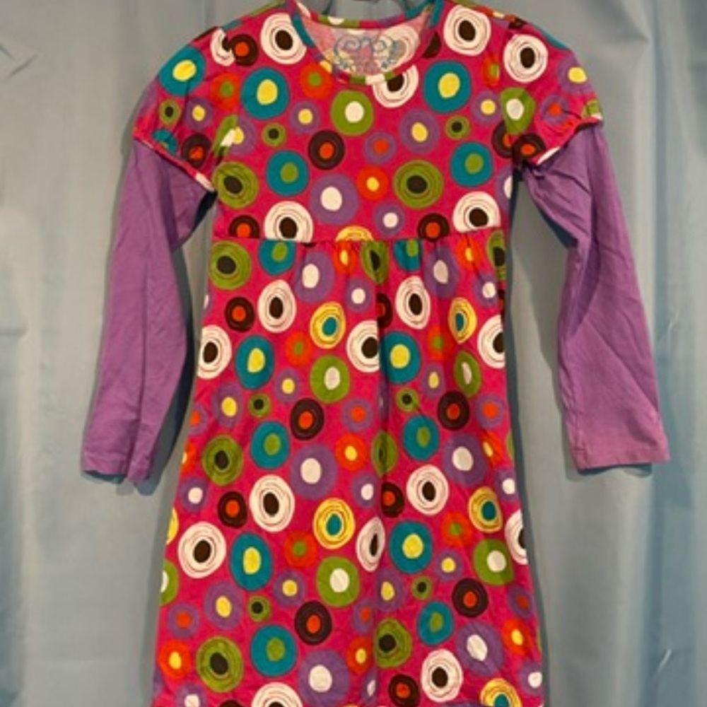 Place Multicolored Swirl Dress